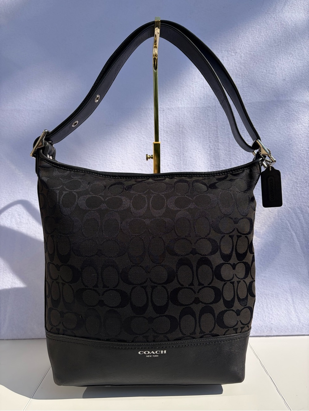 Coach Legacy Signature Duffle / Park Hobo Bag